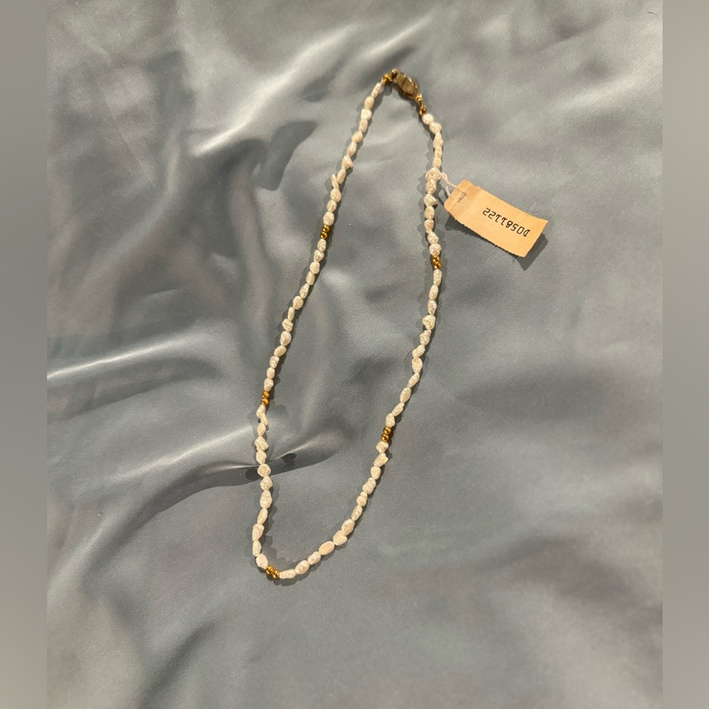 Delicate freshwater pearl necklace
